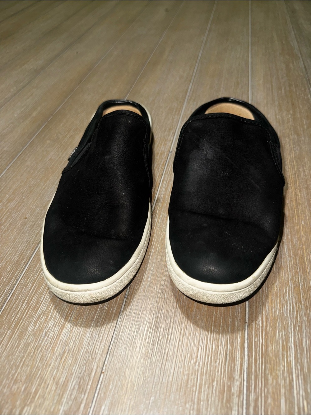 UGG Women’s Black Suede Slip-On Shoes | Casual Comfort | Size 8.5